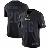 Nike Patriots 26 Sony Michel Black Impact Rush Limited Jersey Dyin,baseball caps,new era cap wholesale,wholesale hats